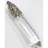 Lindo Pingente Pêndulo 5cm Pedra Cristal De Quartzo Natural