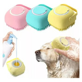 Cepillo De Baño Perro Y Gato Con Dispensador Automático