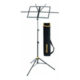 Atril Hercules Bs050b P/ Partitura Plegable + Funda Oferta!