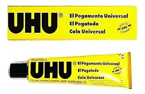 Pegamento Universal Transparente Uhu 60ml En Pomo