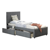 Cama Sommier Cajones Promo 2 Plazas Y Media 150x190 Reforzad