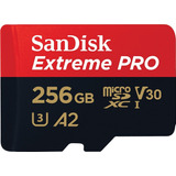 Memoria Micro Sd 256gb Sandisk Extreme Pro U3 V30 A2 200mb/s