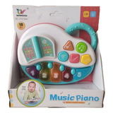 Pianito Para Bebe Con Luz Y Sonidos Bajitos