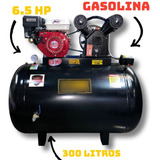 Compresor Aire Gasolina 6.5 Hp Tanque 300 Litros Twcoinmex