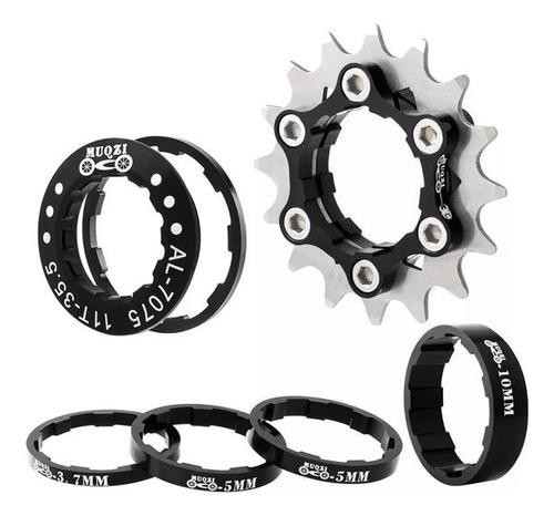 Adaptador Single Speed 16 Dentes Mtb Dirt Jump Bmx Cog K7