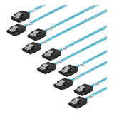 Cable Adcaudx Sata-iii: 0,5 M, Paquete De 5 Cables Sata De 6