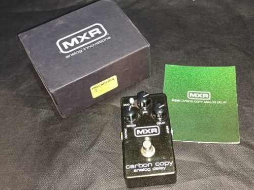 Pedal De Efecto Mxr Carbon Copy Analog Delay M169  Verde