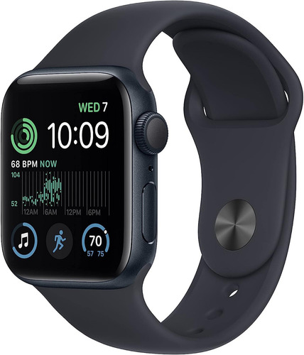 Apple Watch Se 2 Geração 40mm Preto Novo- Garantia 12 Meses 
