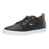 Tenis Lacoste Bayliss Original Casual Hombre Negro Piel 1