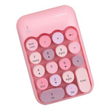 A*gift Teclado Numérico De Entrada De Datos Color Rosa