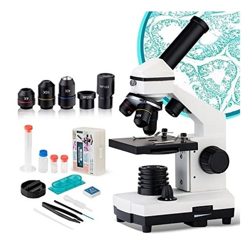 Microscopio Biológico Para Niños, Estudiantes Y Adultos