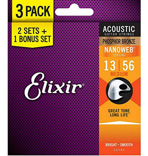 Strings 16546 Cuerdas Para Guitarra Acústica De Bronce Fosfo