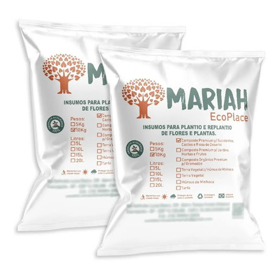 Terra Vegetal Adubada Com Húmus De Minhoca 10kg