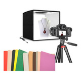 Studio Box Caja De Luz Portátil Plegable 40 Cm Para Fotos