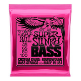 Cuerdas Bajo Electrico 4 Ernie Ball Hybrid Slinky 45-100