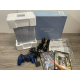 Consola Sony Playstation 2 Edición Especial Aqua En Caja