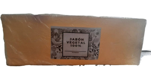 Jabon Vegetal 100 % Vegano En Barra Transparente  X  6 Kilos