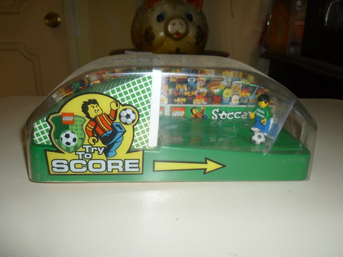 Lego Soccer Try To Score. Rara Pieza De Exhibición. Usada