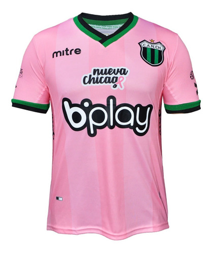 Camiseta Nueva Chicago Mitre Cáncer De Mama Original