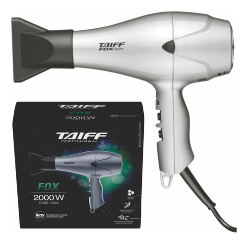 Secador De Cabelo Taiff Fox Íon Profissional Original 2000 W