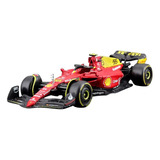 Juguetes Modelo Sainz Ferrari F1-75 De Bburago 1:43 Para El