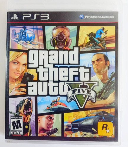 Jogo Grand Theft Auto V Gta 5 Ps3 Original