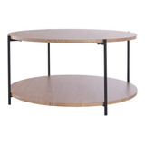 Mesa Lateral Auxiliar 70x35cm Mdf Metal