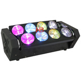 Moving Beam Spider Led Big 8x12w Rgbw Ribalta +nf+garantia+