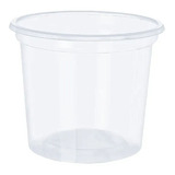 Pote Plastico Descartable 250ml X50u  Copobras Ppt250 C