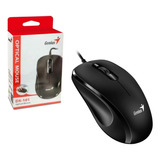 Mouse Alámbrico Genius Dx-101 Negro.