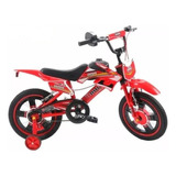 Bicicleta Infantil Unitoys Moto Cross Aro 16 Freios V-brakes