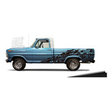 Calco Ford F100 1969 Skull Decoracion Calavera Juego