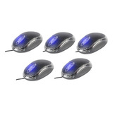 5 Mouse Optico Para Pc - Laptop Usb, Pack 5 Mayoreo