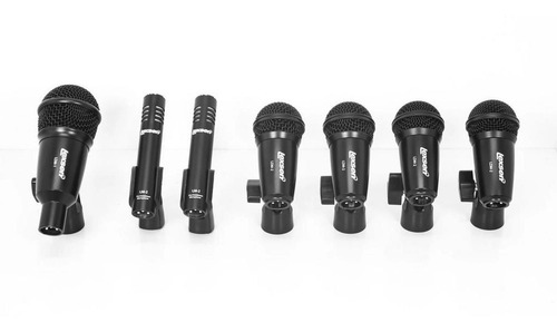 Kit Microfone Lexsen P/ Bateria Ldk-7 7pçs