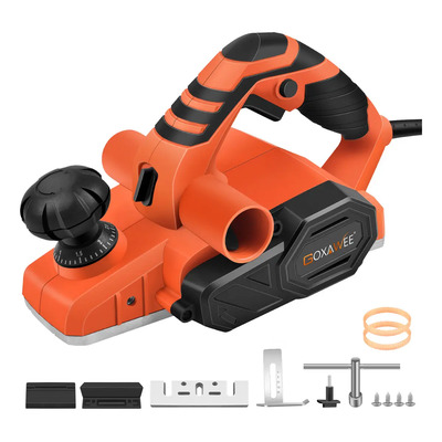 Goxawee Herramientas Electricas Cepilladora Electrica 1900w Cepilladora De Madera Rotación 16500rpm Cepillo Electrico Para Madera Cavar De Corte 0~3mm Para Talleres De Carpintería Y Otros | Envío gratis