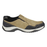 Zapatilla Nat Geo Confort Cuero Beige