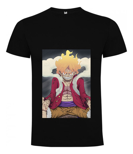 Polera Unisex One Piece - Luffy Sun God Nika Gear 5 My Laugh