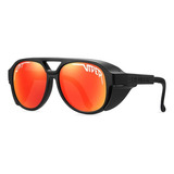 Lentes Gafas Pit Viper Deportivos-urbanos Negro Naranja Redo