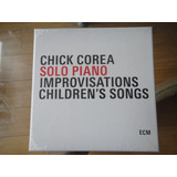 Chick Corea (davis) Piano Improvisations Children Cd Box Set