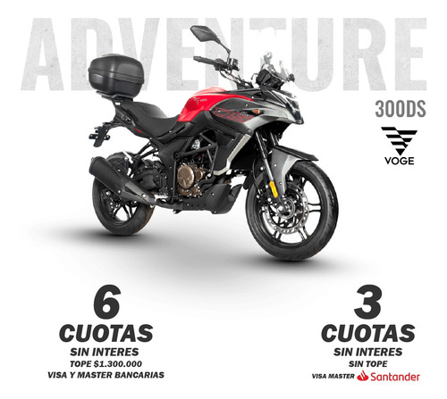 Moto Voge 300ds Adventure 0km Financiacion Entrega Ya