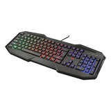 Teclado Gamer Trust Gxt 830rw Avonn Retroiluminado Español