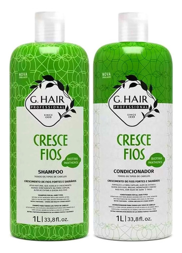  Kit Ghair Cresce Fios - Shampoo E Condicionador Litro