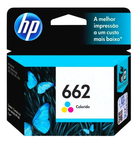 Cartucho De Tinta Hp 662 Colorido Advantage Original