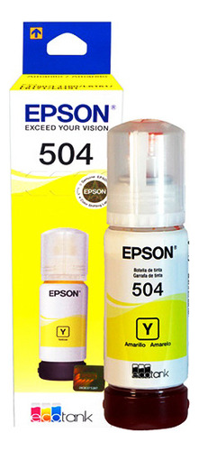 Tinta Epson 504 Original L4150 L4160  L6161 L6171 L14150 