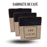 Kit 3 Sabonetes Cafe Esfoliante Artesanal Limpeza Promoção