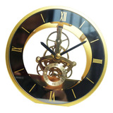 Reloj De Reloj De Metal Decorativo Antiguo Panel Acrílico