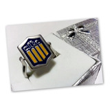 Anillo Rosario Central De  Acero Quirurgico + Caja