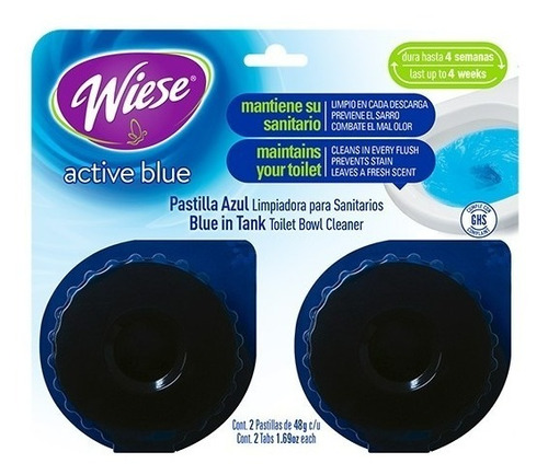 Pastilla Azul Wiese® Blister C/ 2 Pastillas, Aroma Pino, 96g