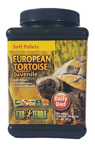 Alimento Tortuga Terrestre Juvenil  Exo Terra 260 Grs