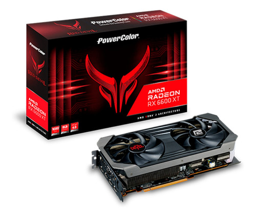 Placa De Vídeo  Red Devil Rx 6600 Xt 8 Gb 